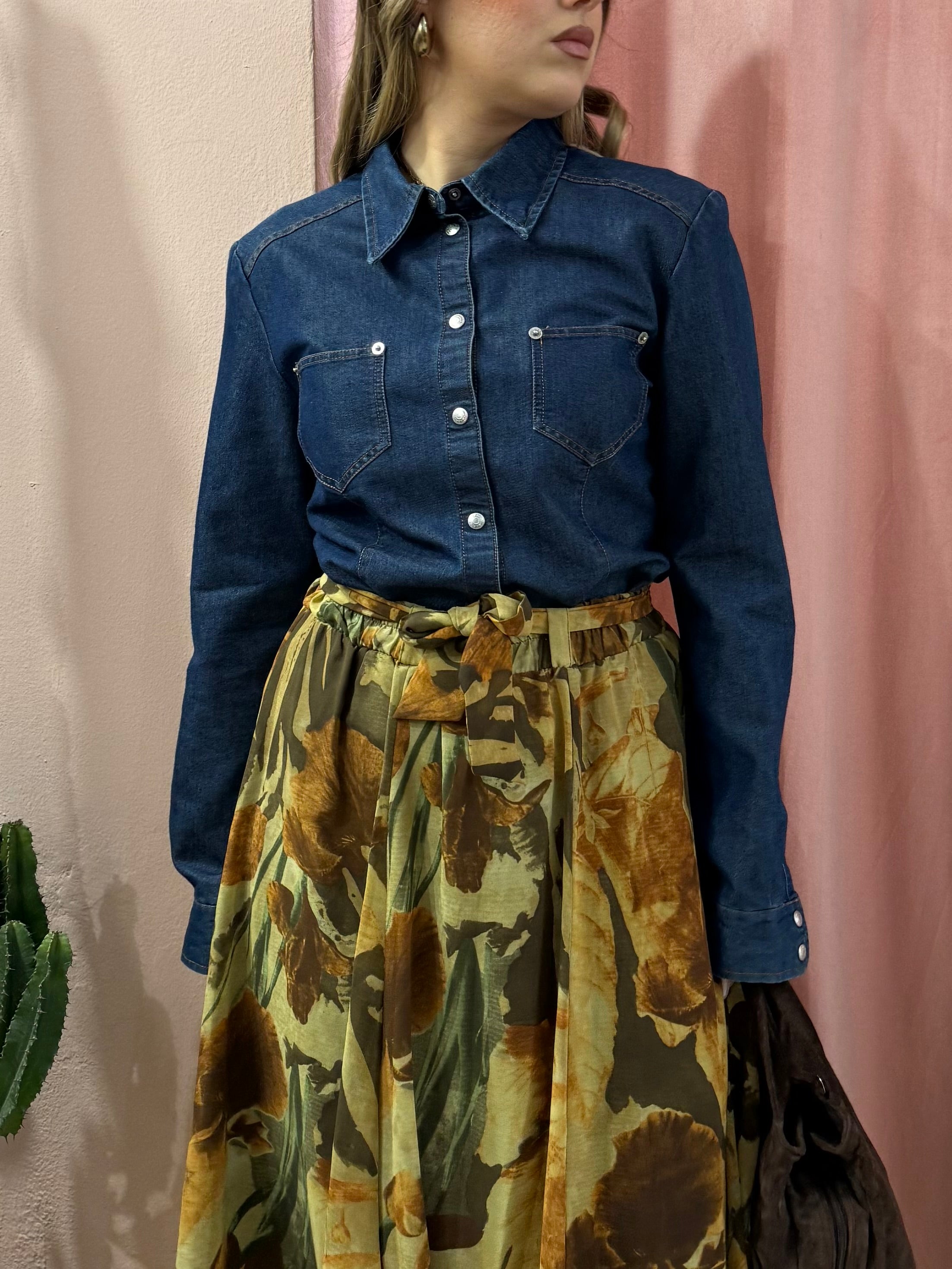 Maxi gonna in fantasia