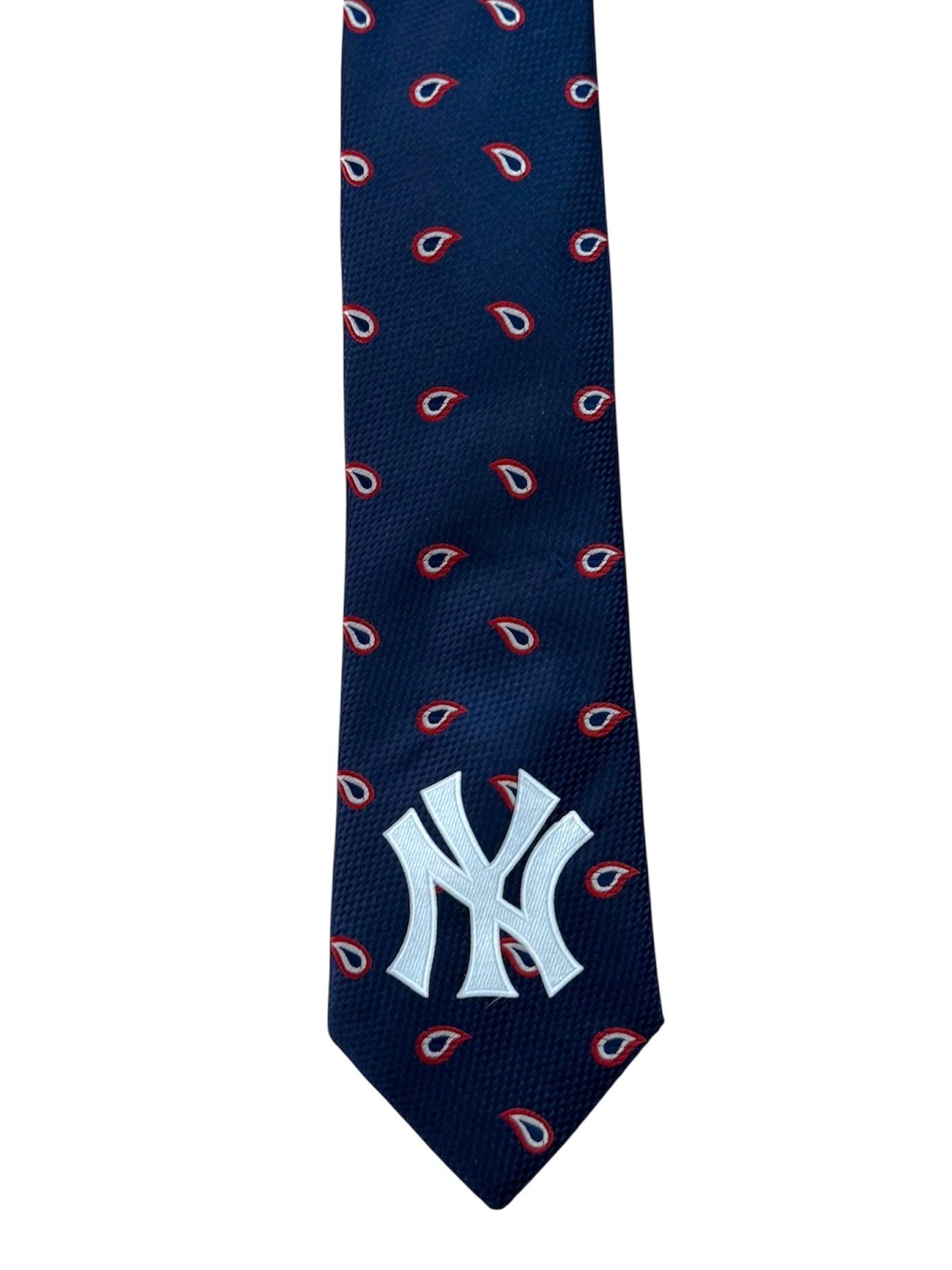Cravatta New Yankees blu paisley