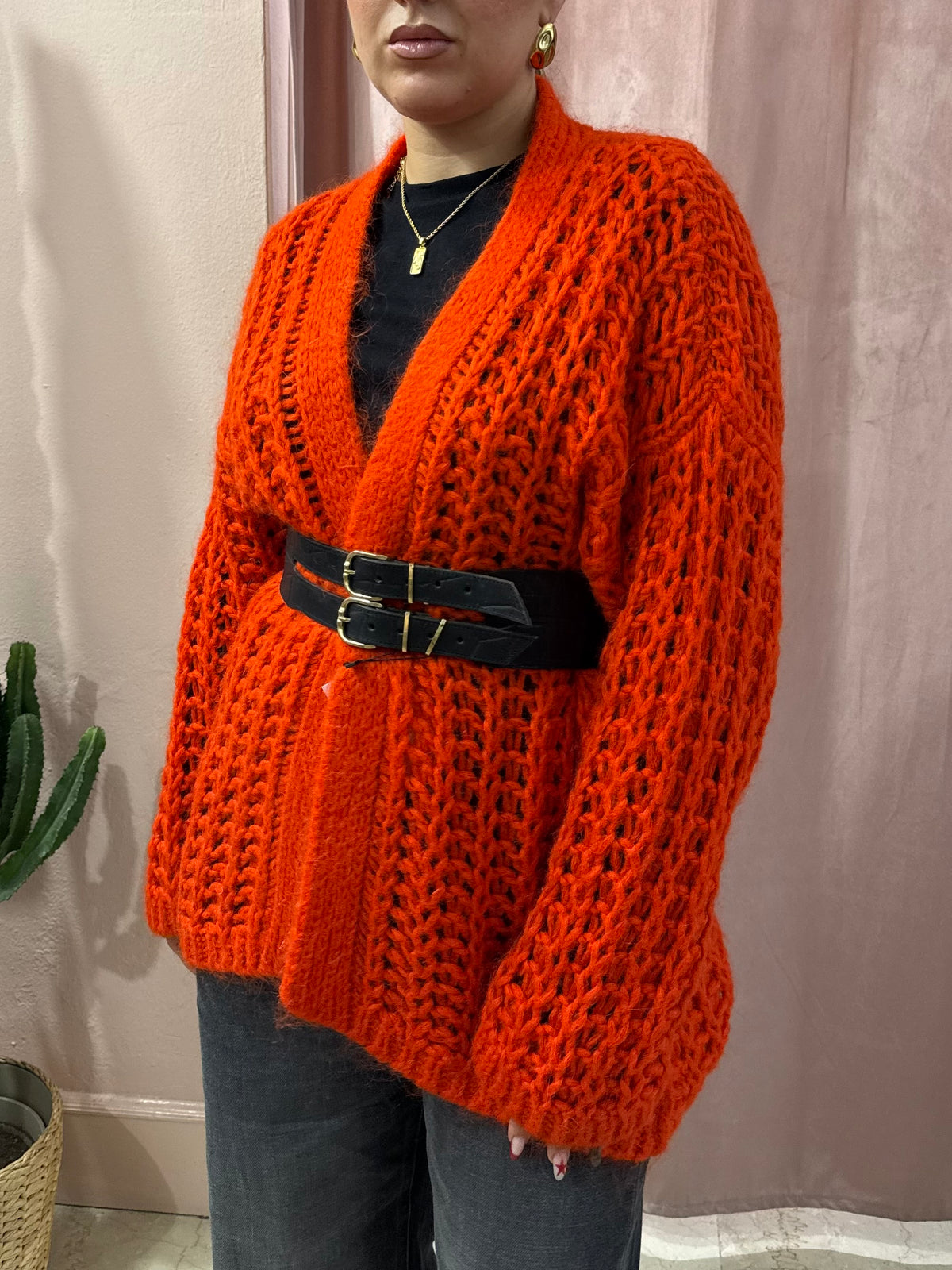 Cardigan zucca