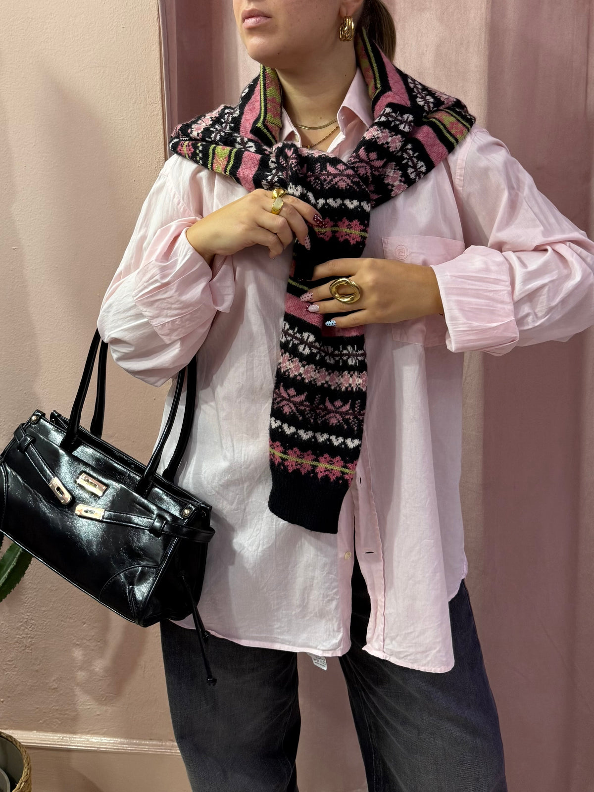 Maglione Max Mara weekend in fantasia lana e cashmere
