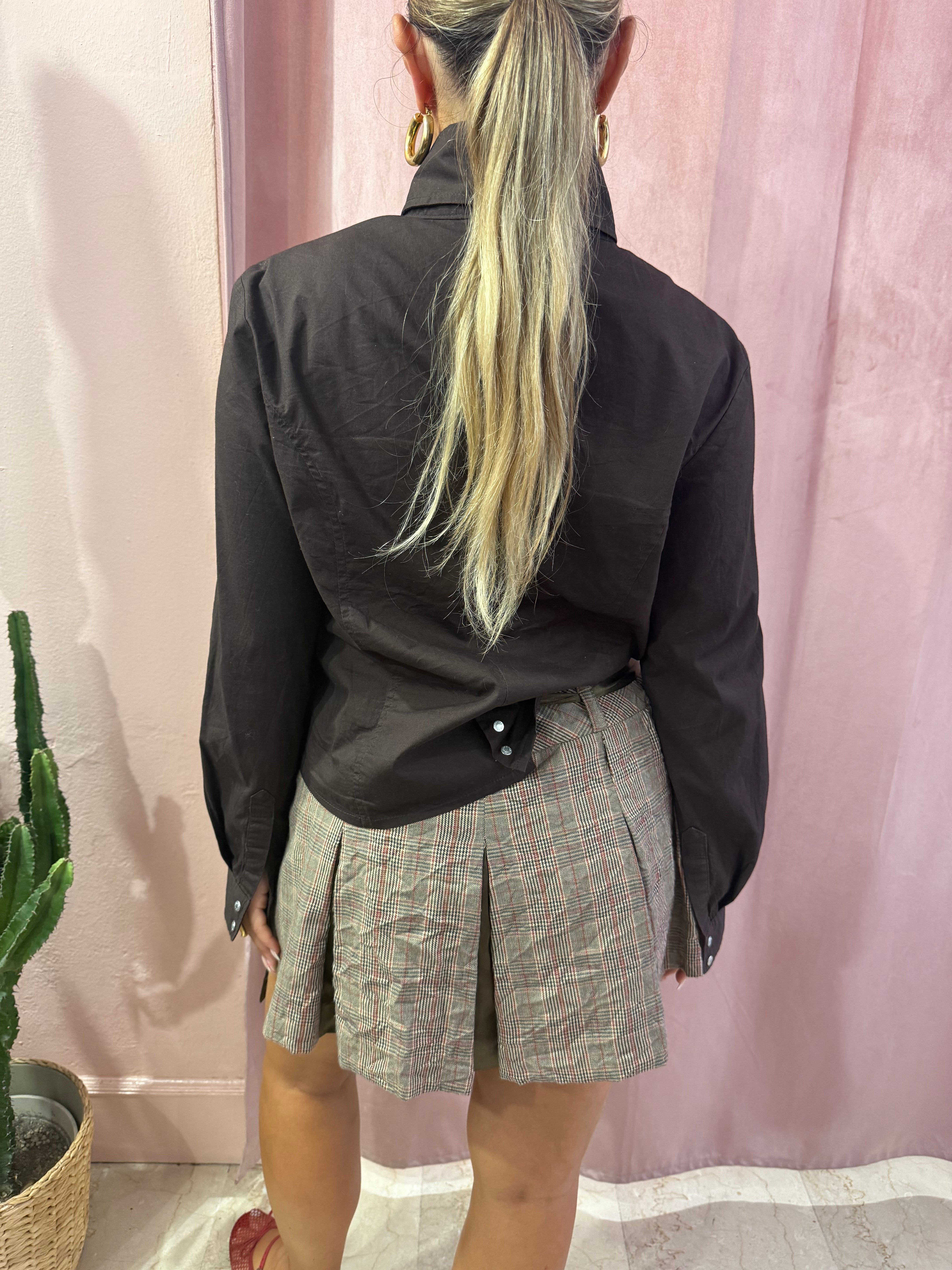 Camicia 00s cioccolato
