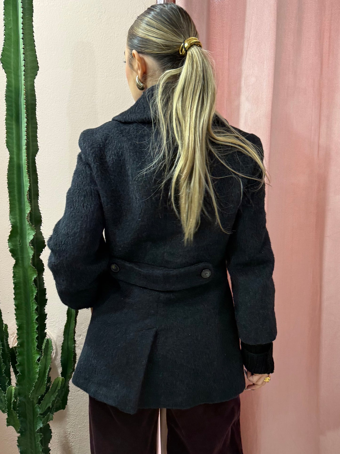 Cappotto Max&Co. antracite lana e alpaca