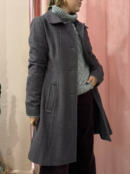 Cappotto Intrend pied de poule in lana