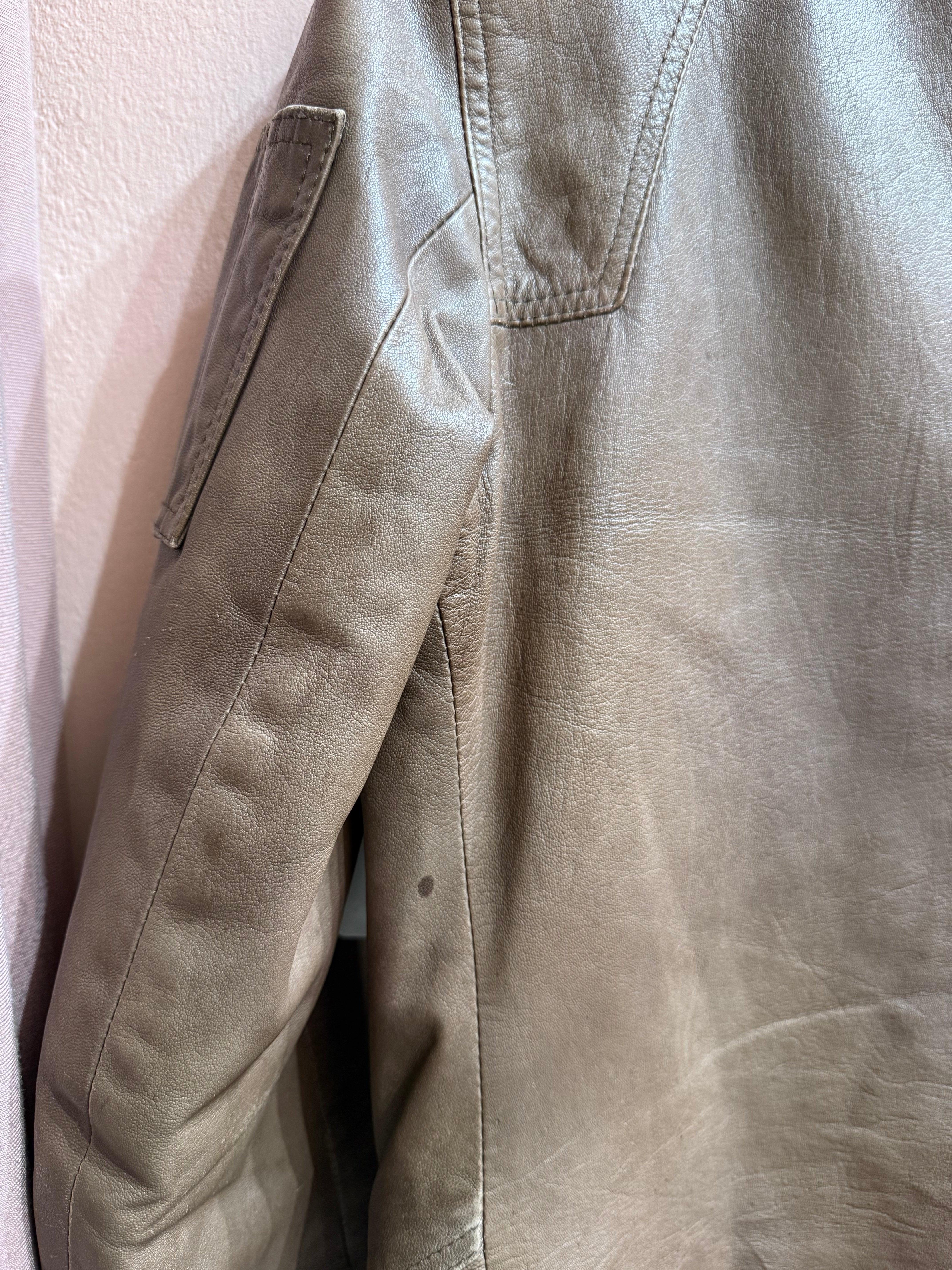 Giacca in vera pelle 00s
