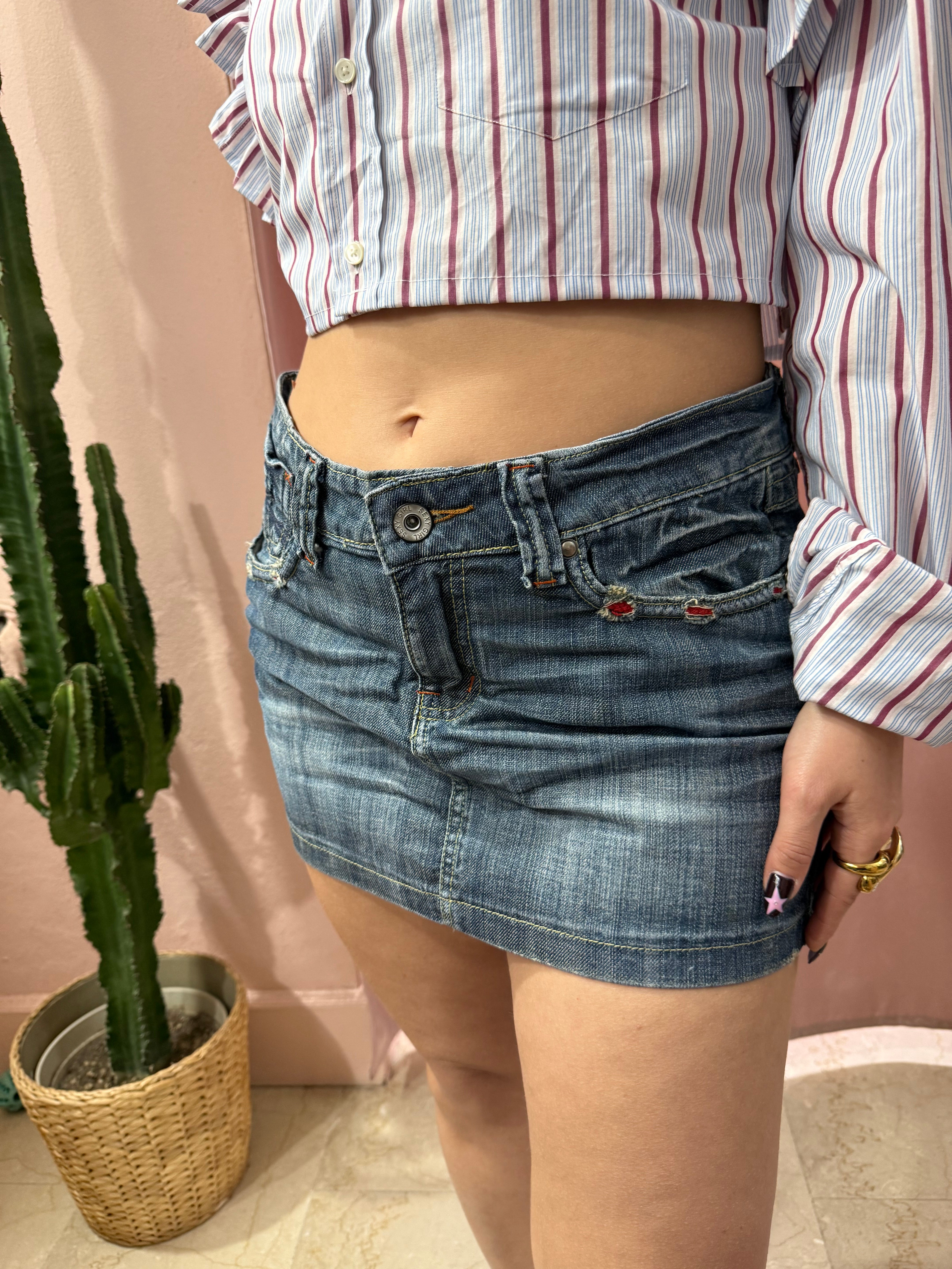 Minigonna in denim