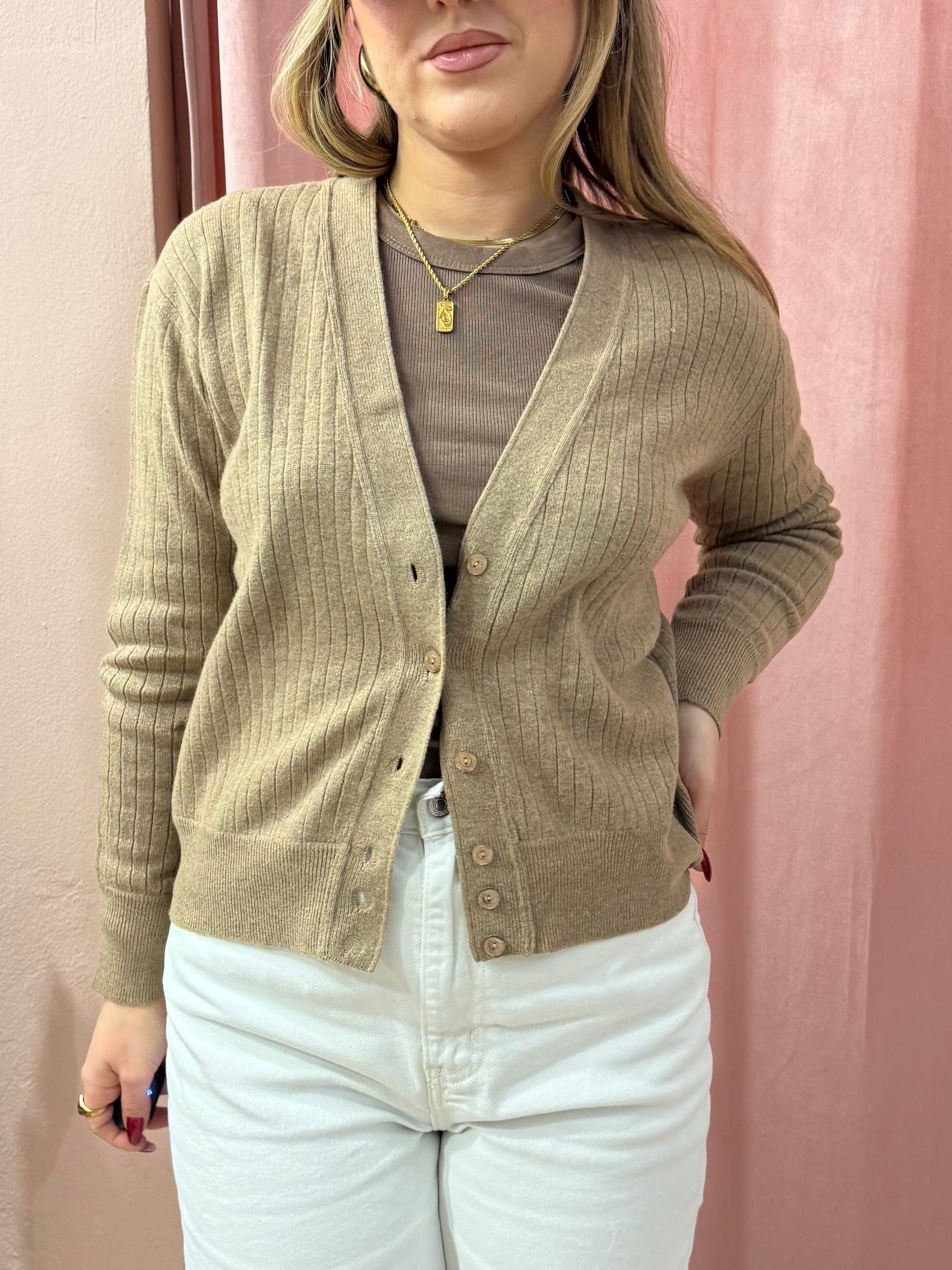 Cardigan in lana new old stock