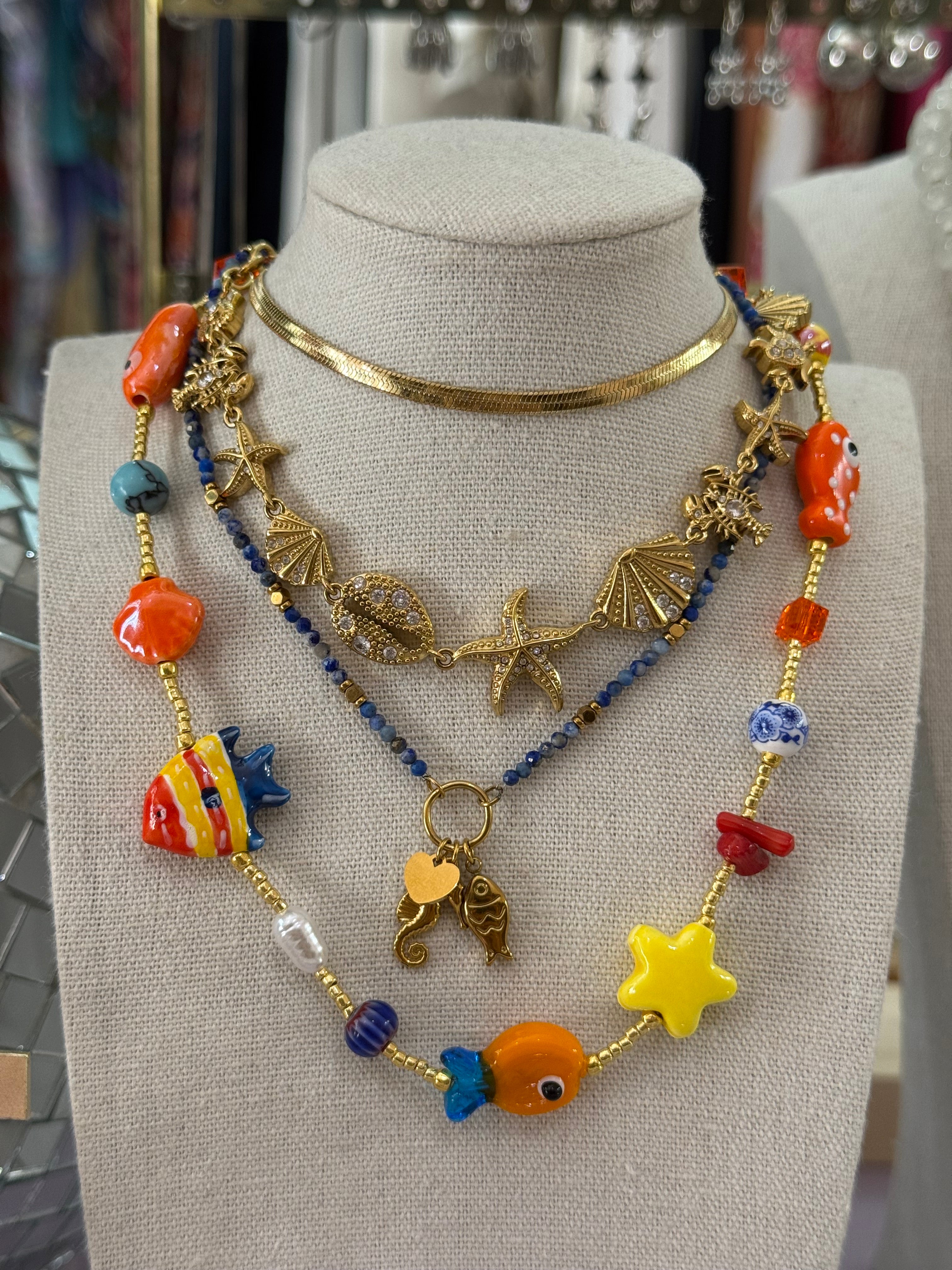 Collana girocollo mediterranea