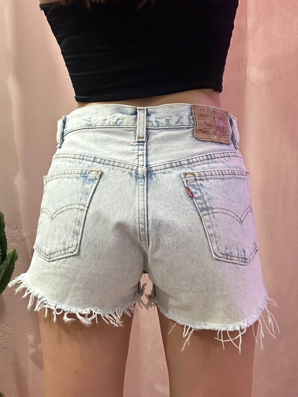Shorts Levis vintage denim slavato