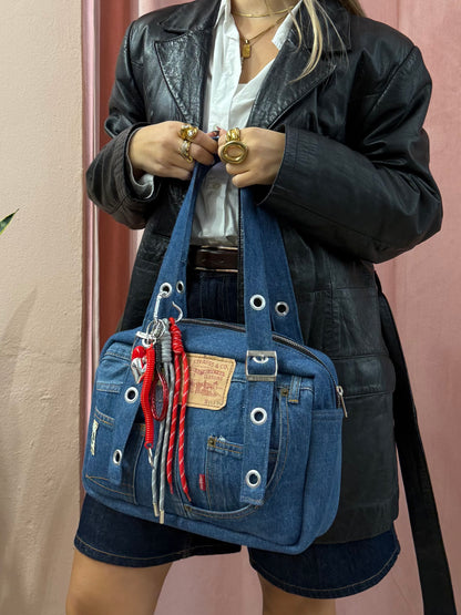 Borsa Levis upcycling a spalla