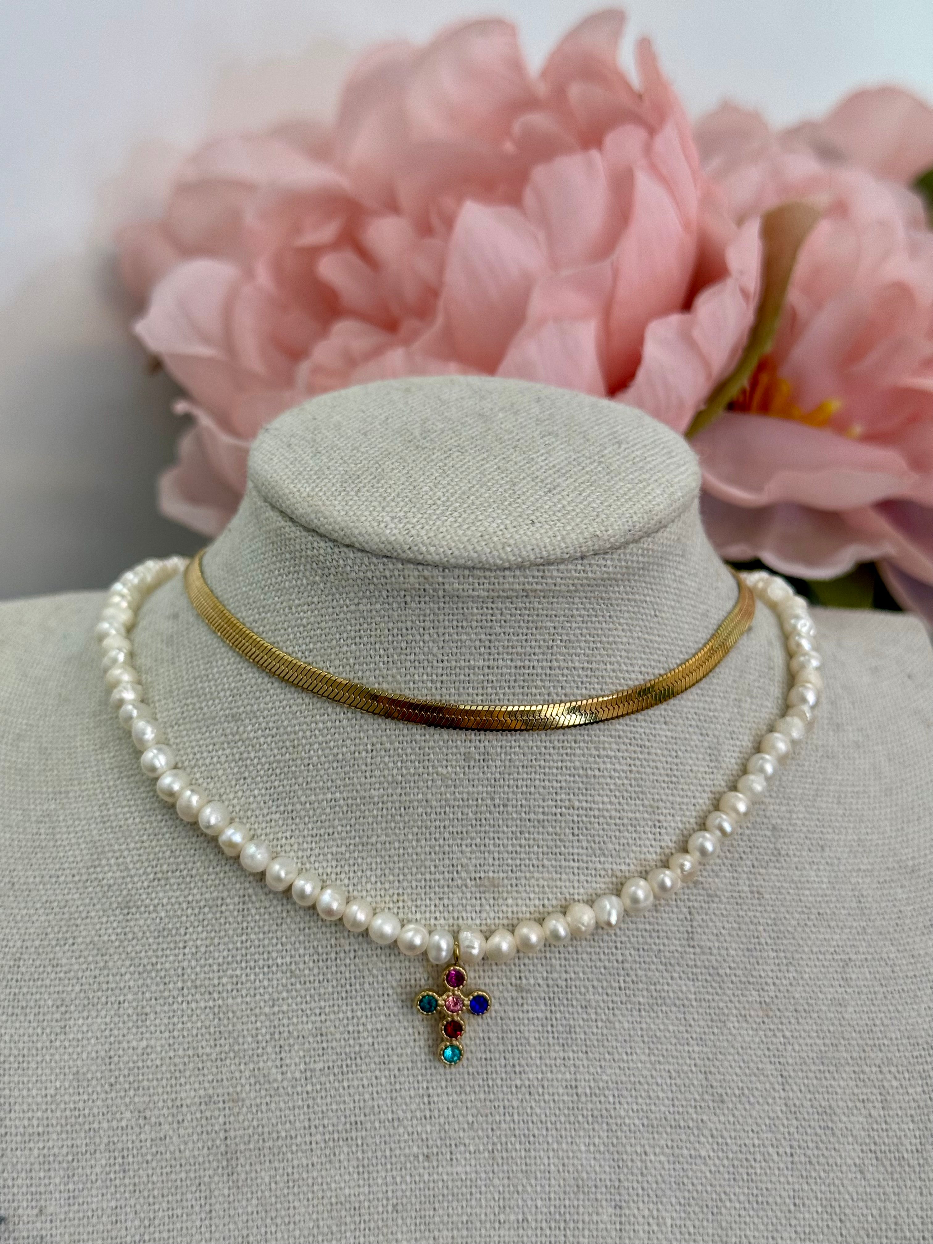 Collana girocollo perle con ciondoli | più modelli