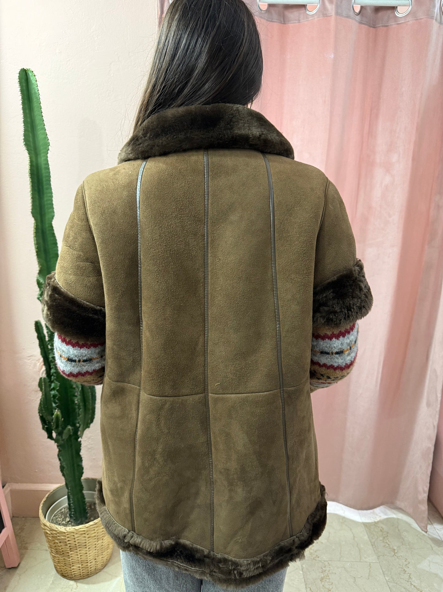 Montone Shearling cioccolato