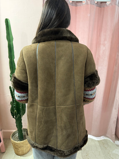 Montone Shearling cioccolato