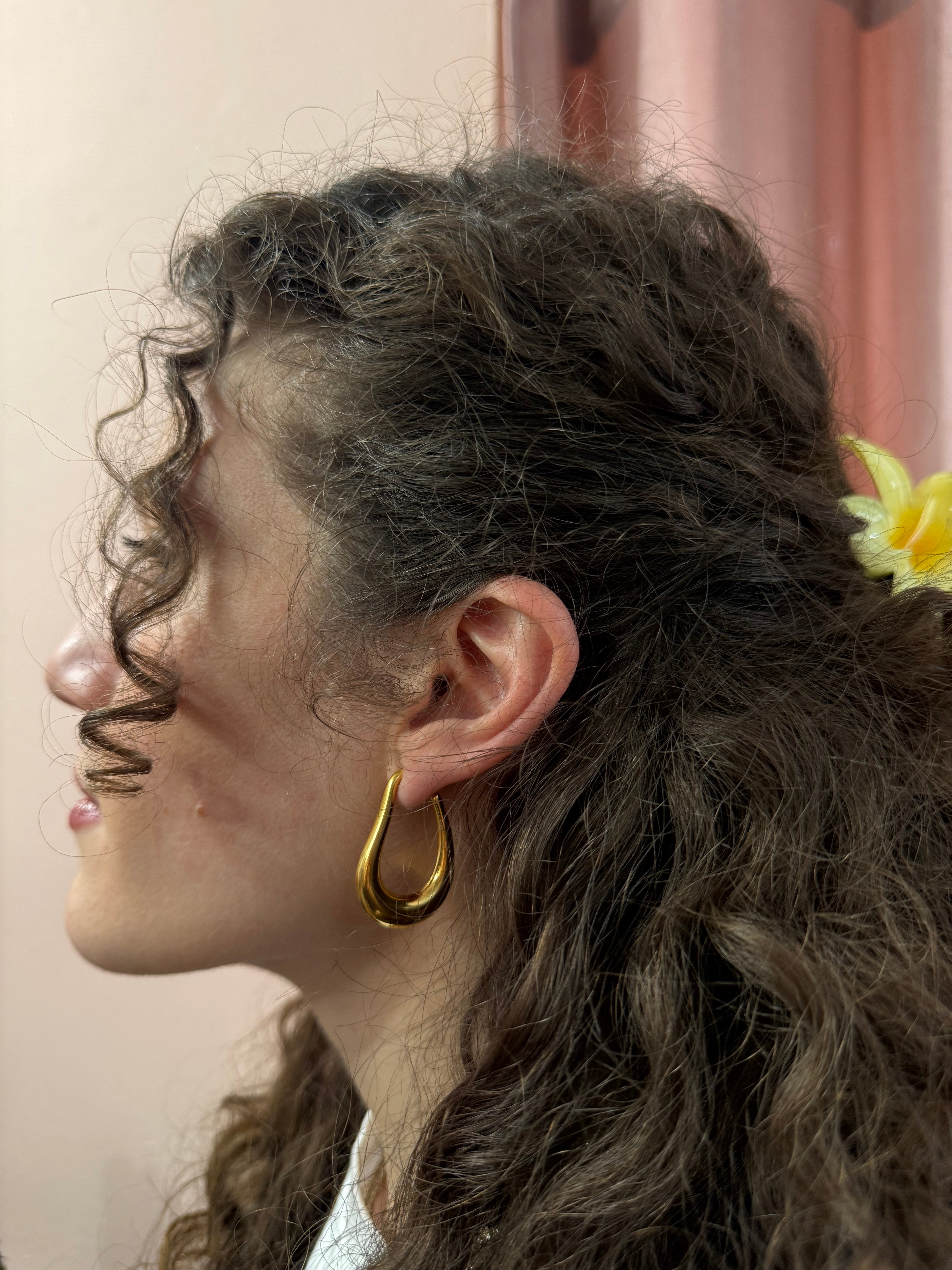 Orecchini “Onda” allungati