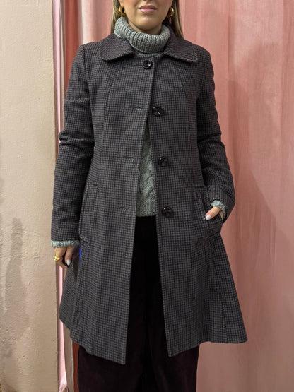 Cappotto Intrend pied de poule in lana