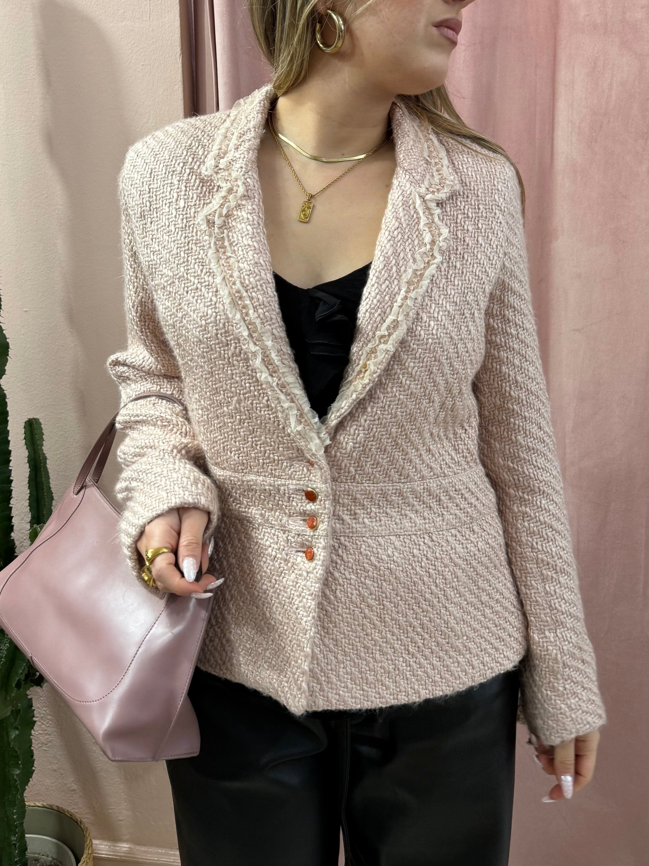 Blazer Pierre Cardin rosa