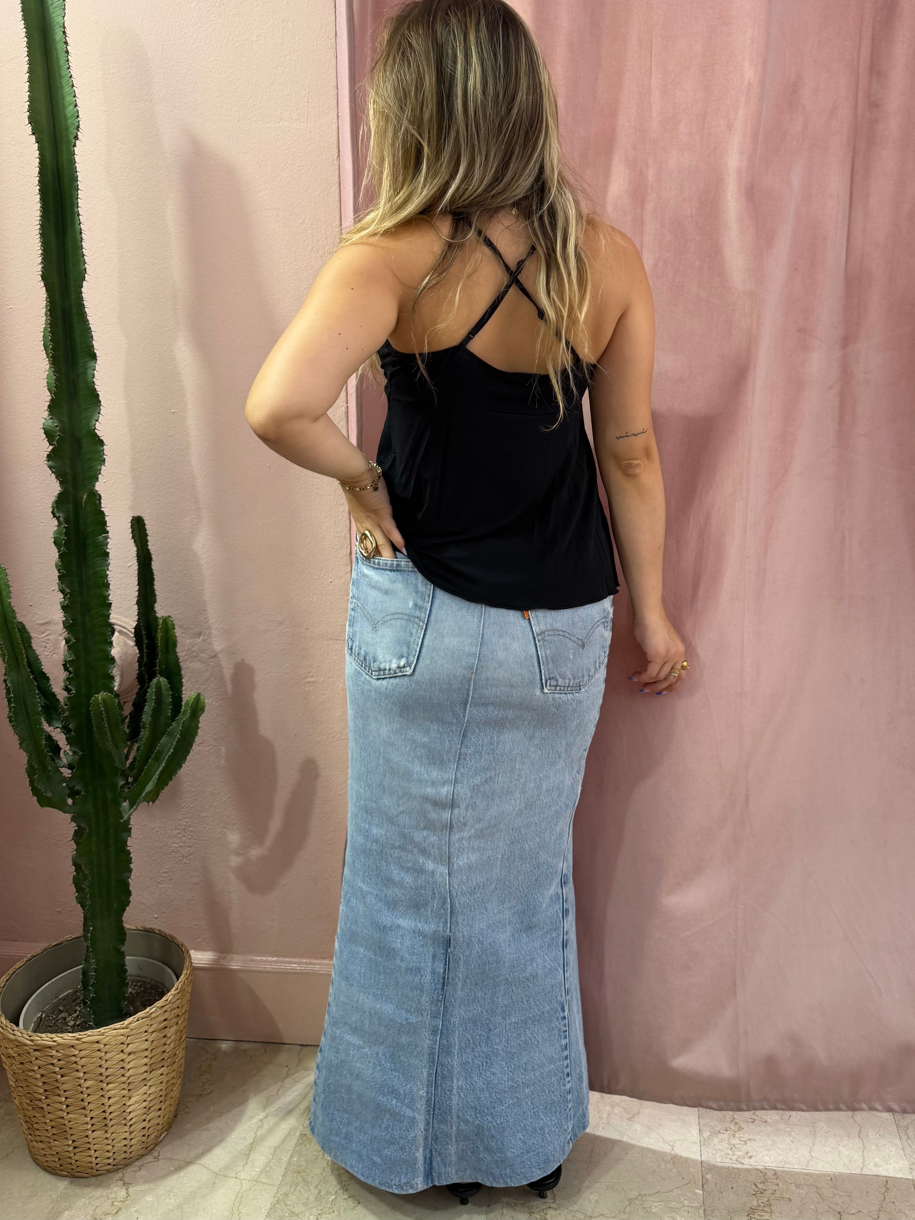 Maxi gonna Levis vintage orange tab