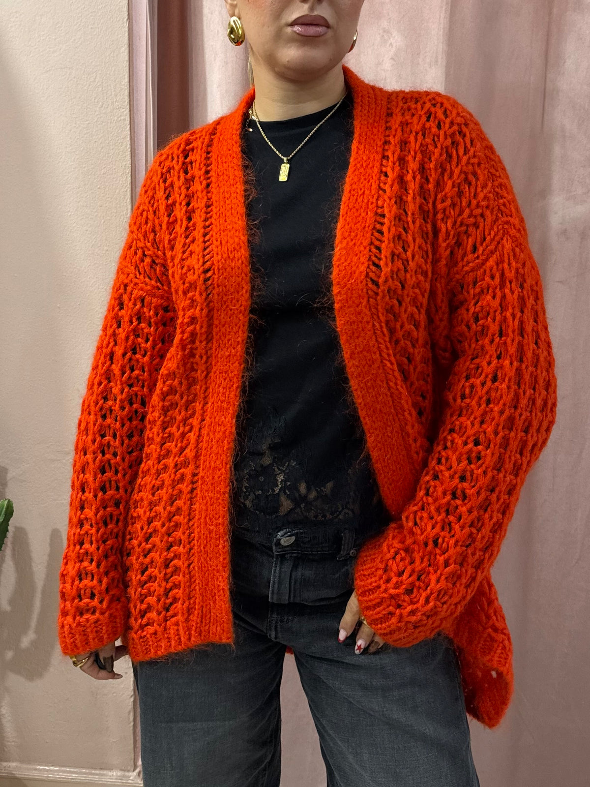Cardigan zucca