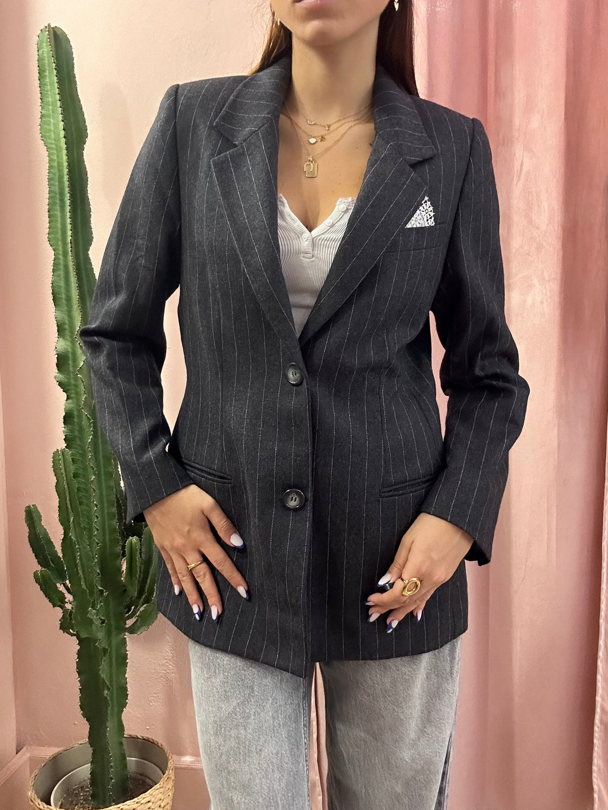 Blazer gessato Fiorentina