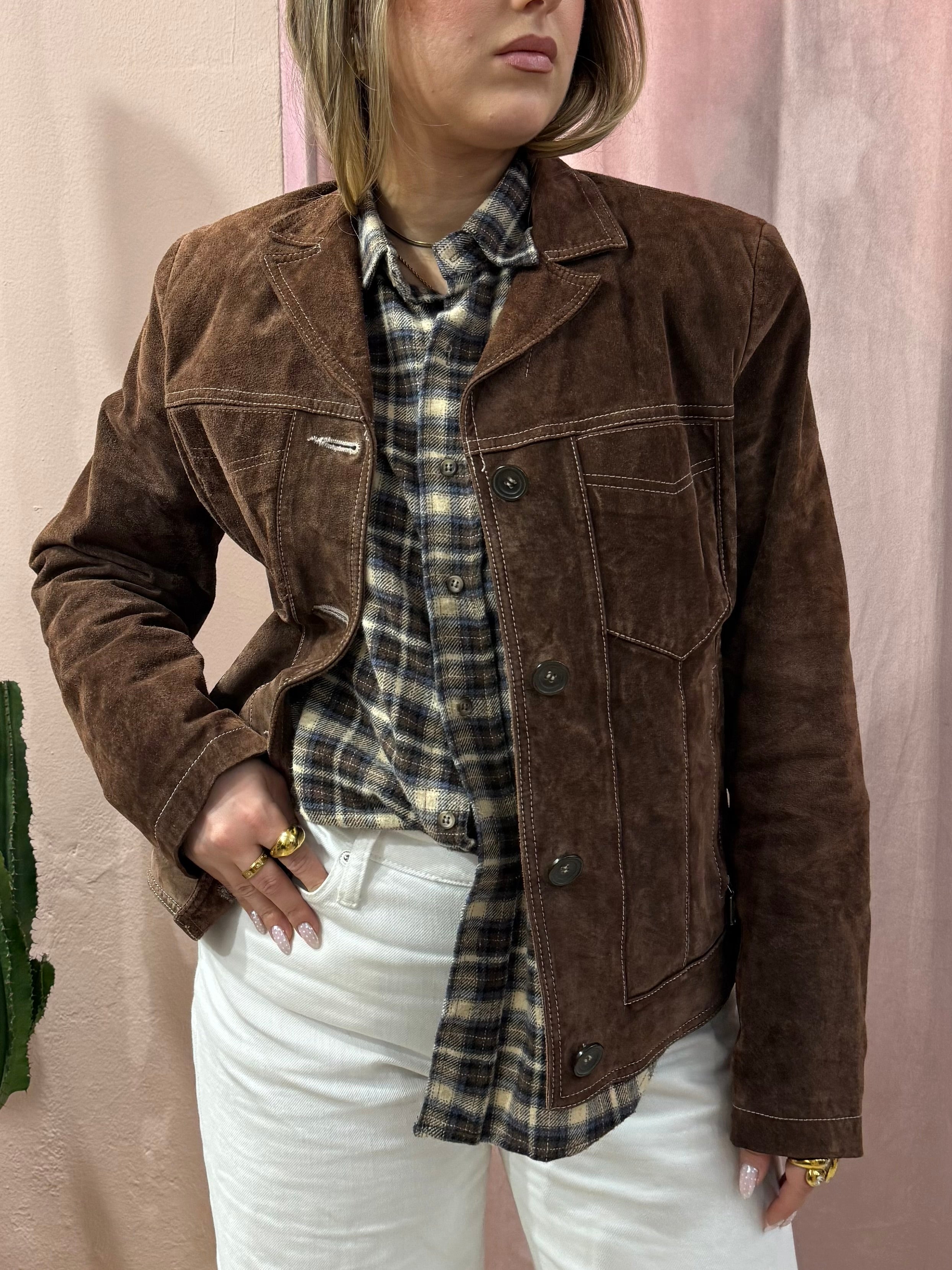 Giacca in vera pelle