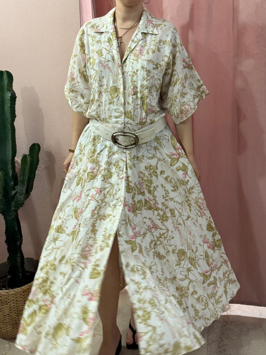 Maxi vestito Marella in puro lino