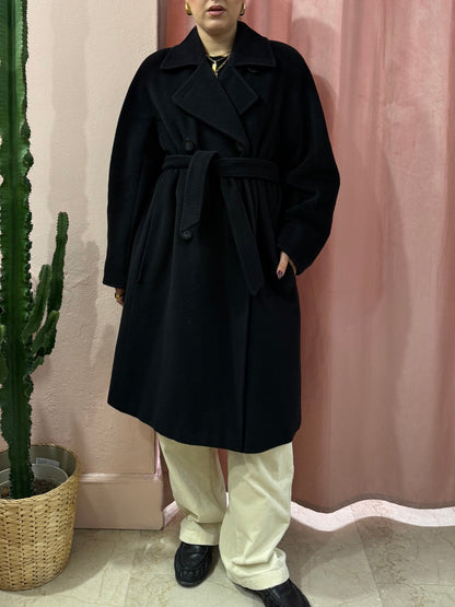 cappotto Max Mara nero lana e cashmere