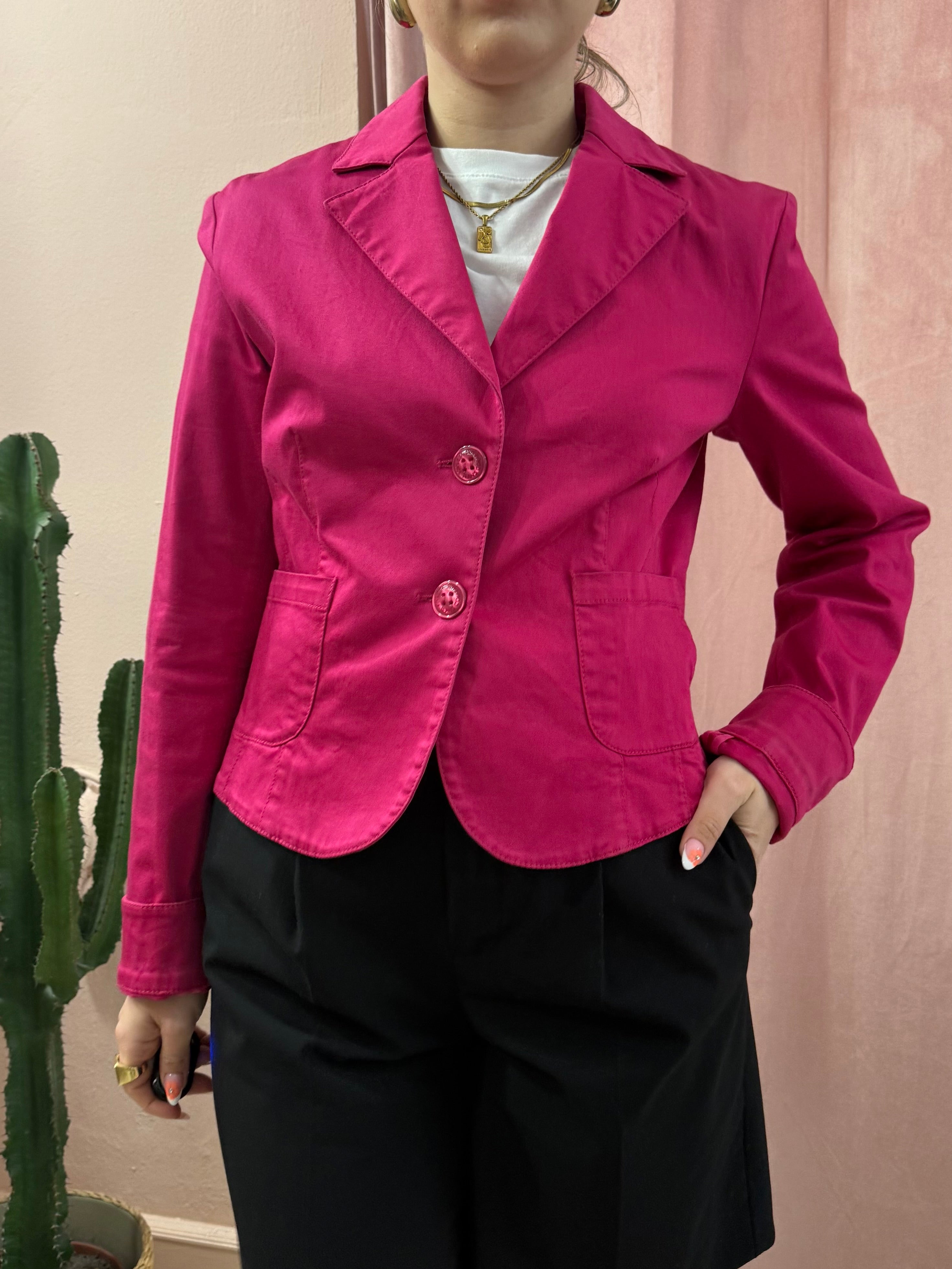 Blazer Versace jeans Couture fucsia