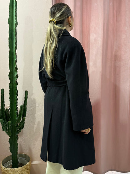 cappotto Max Mara nero lana e cashmere