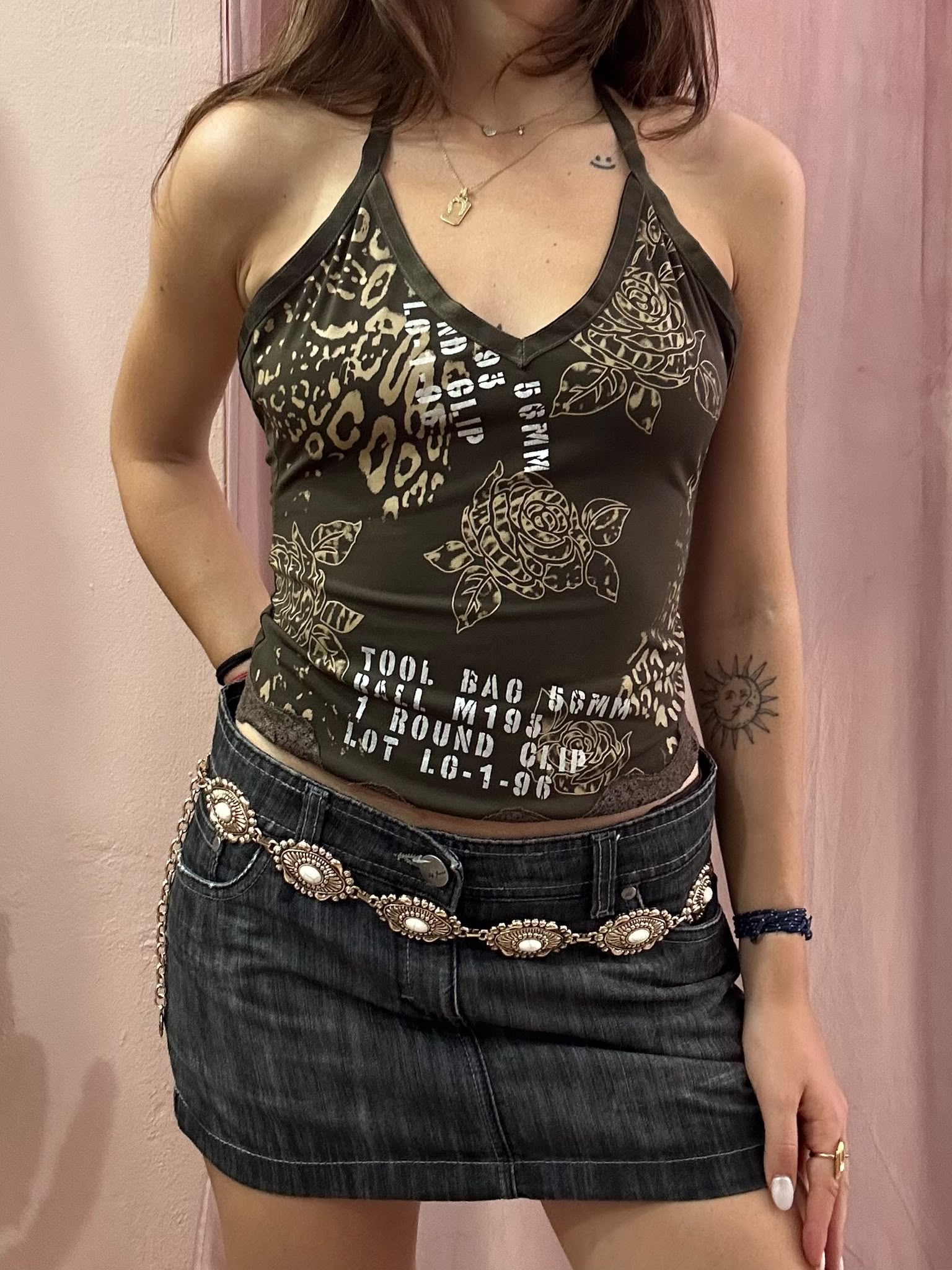 Top halter y2k verdone