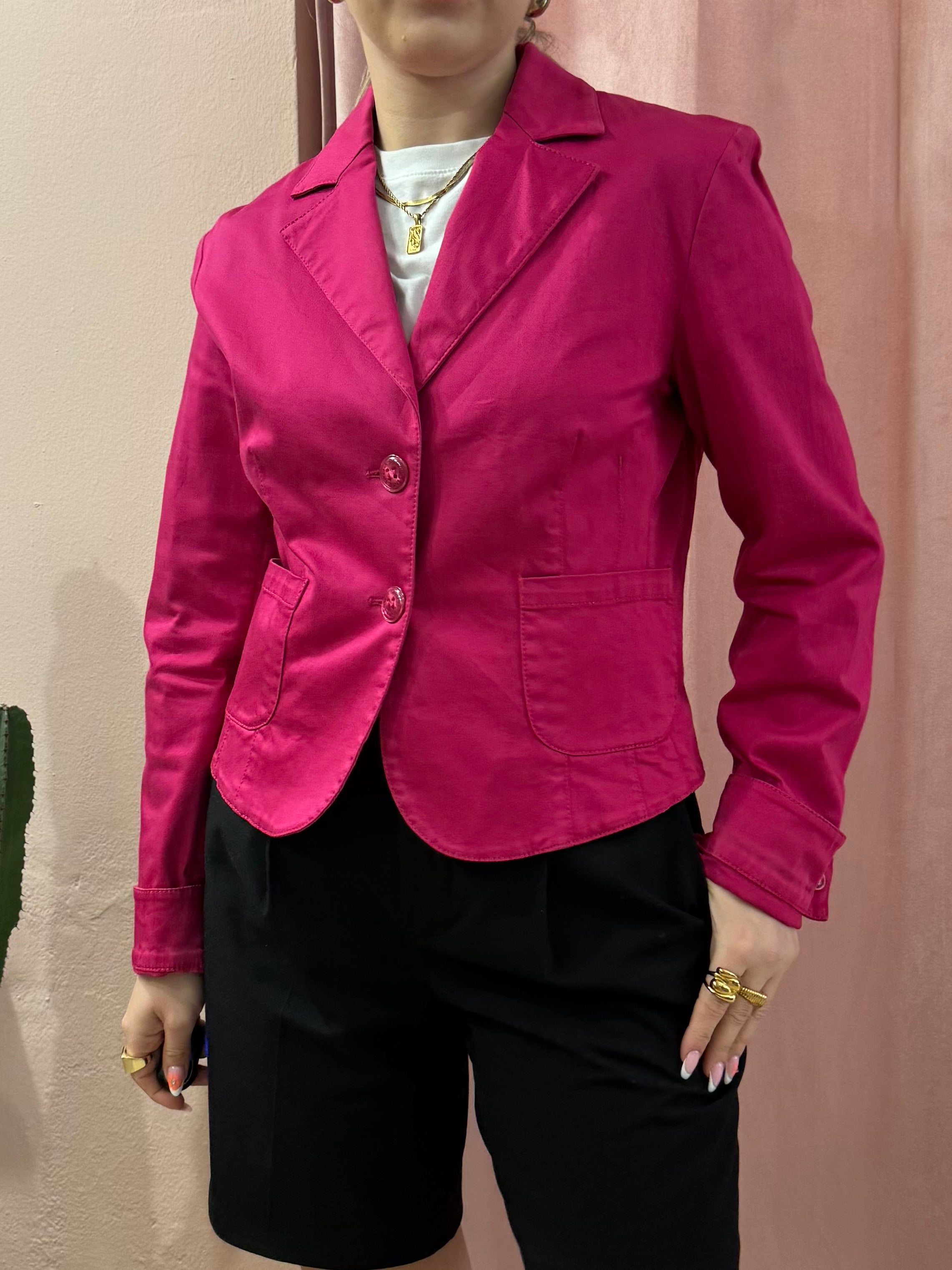 Blazer Versace jeans Couture fucsia