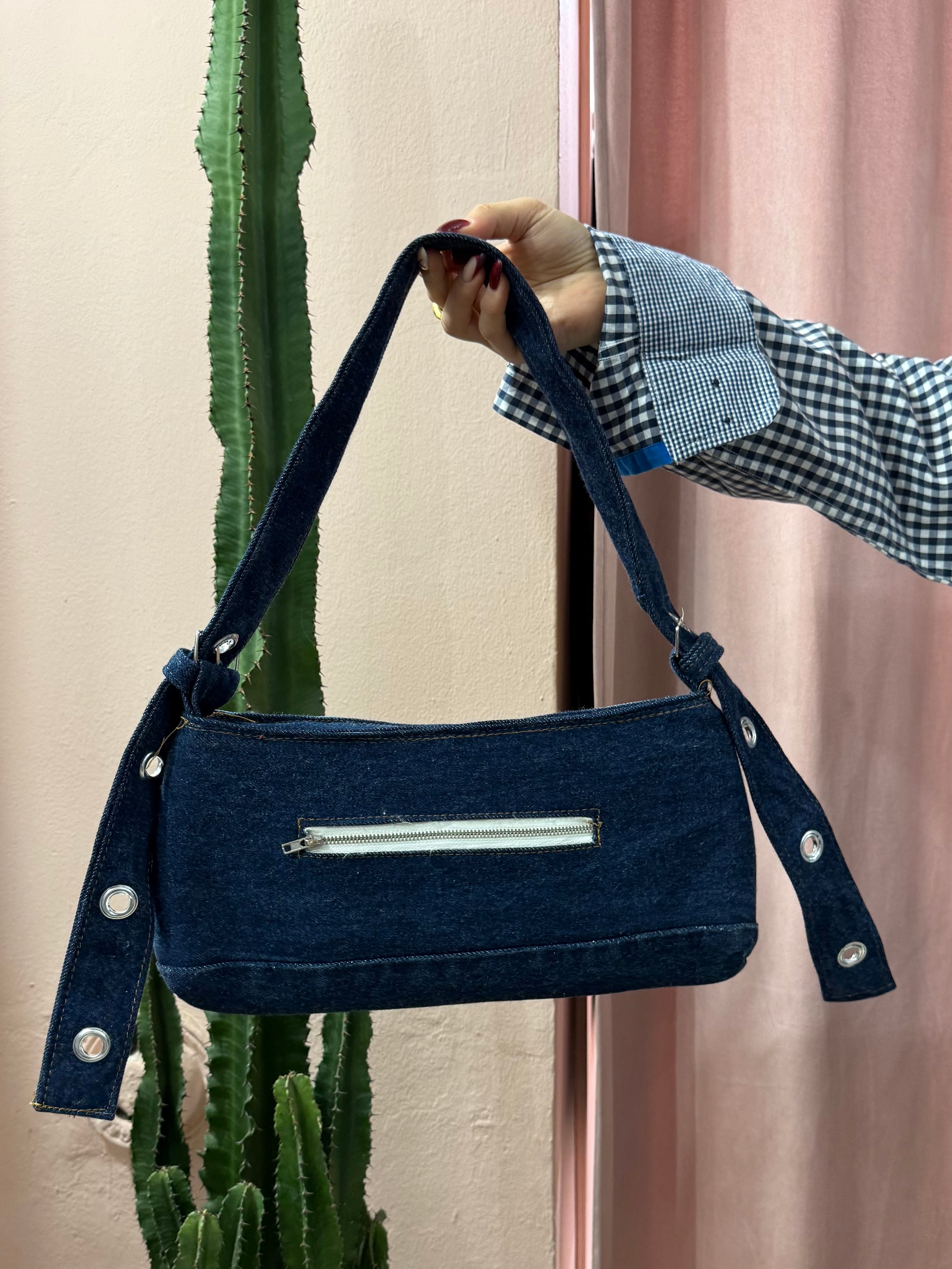 Borsa baguette Levis upcycling