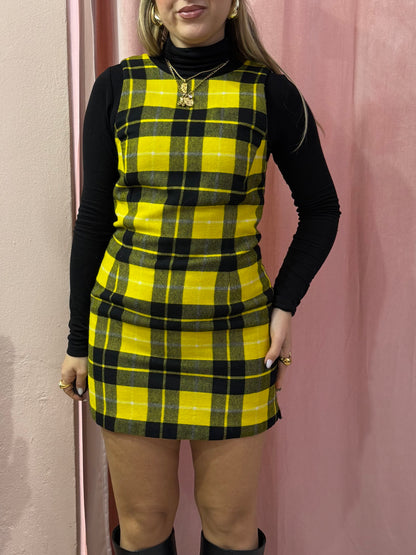 Vestitino Max&Co tartan giallo