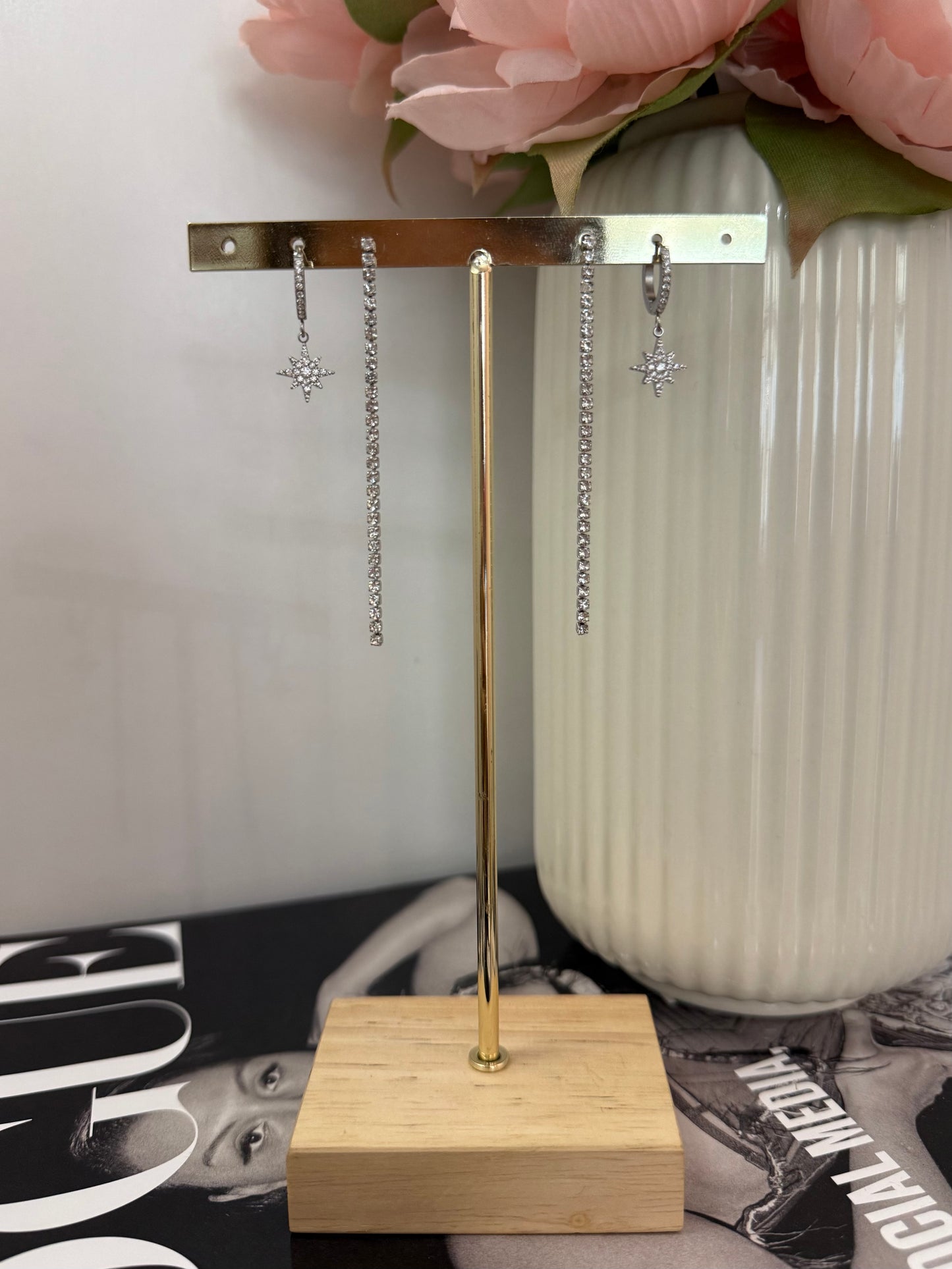 Orecchini “Cometa” silver