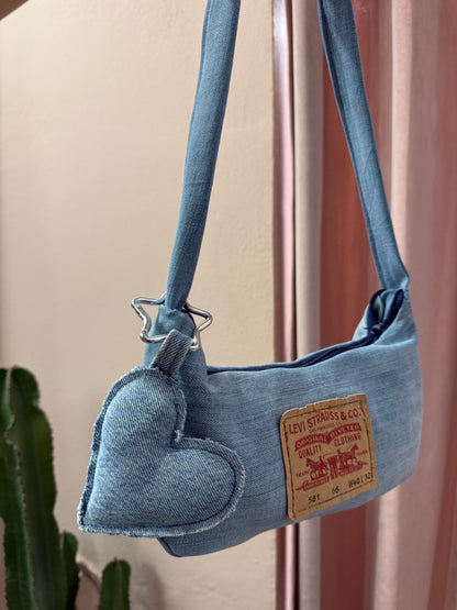 Borsa Levis upcycling charm cuore