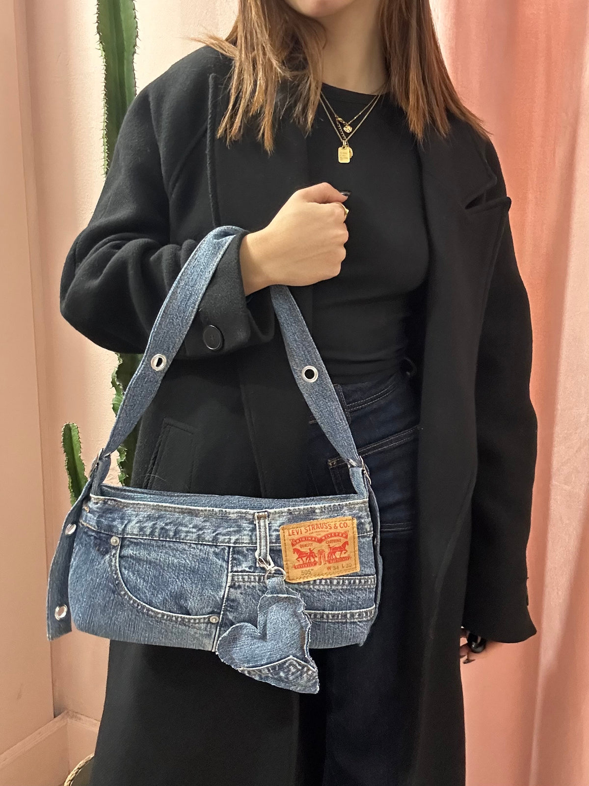 borse levis baguette upcycling denim